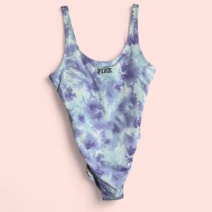 Victoria's Secret PINK tie dye one piece swimsuit AND gym wear (2 in 1) | Size L